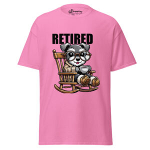 Retired Miniature Schnauzer T-Shirt – Funny Mini Schnauzer Meme Tee