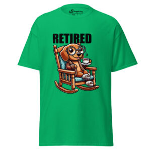 Retired Dachshund T-Shirt – Funny Wiener Dog Meme Tee, Unisex