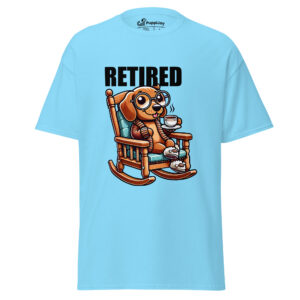 Retired Dachshund T-Shirt – Funny Wiener Dog Meme Tee, Unisex
